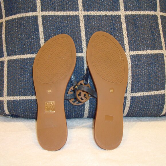 Tory Burch Miller Leather Thong Sandals Brown 6M VERY GOOD CONDITION! - Picture 3 of 3